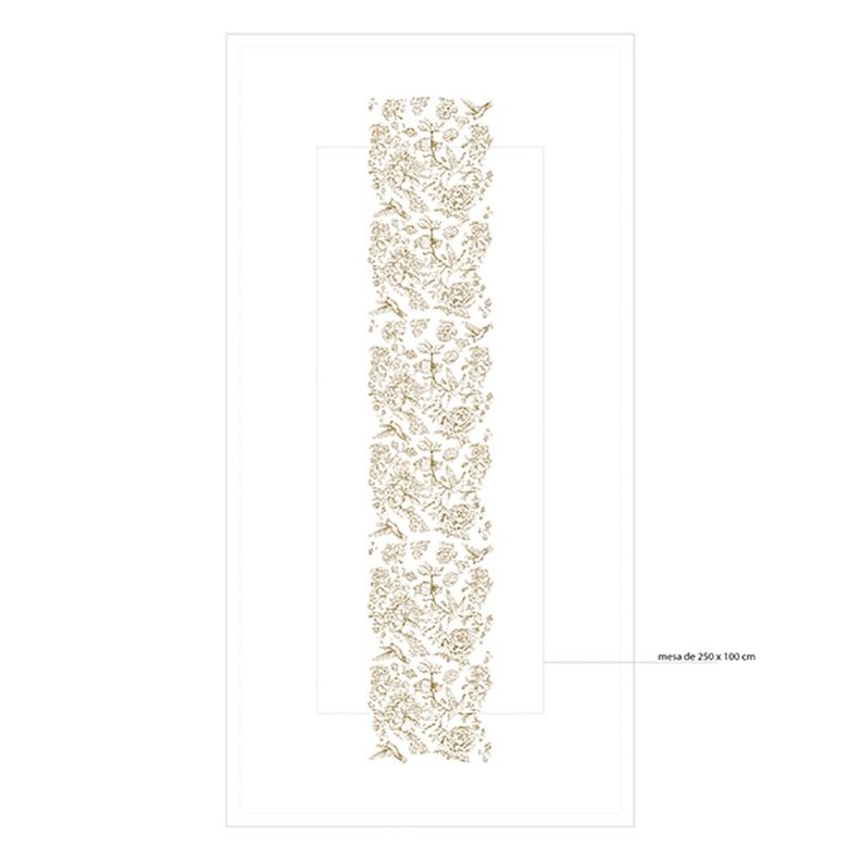 Mantel Velo Organza Colibrí - 180 x 300 cm-0