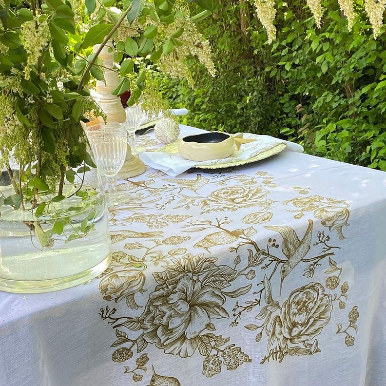 Mantel Velo Organza Colibrí - 180 x 300 cm-1