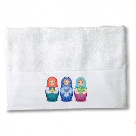 Toalla de Mano Muñecas Rusas-0