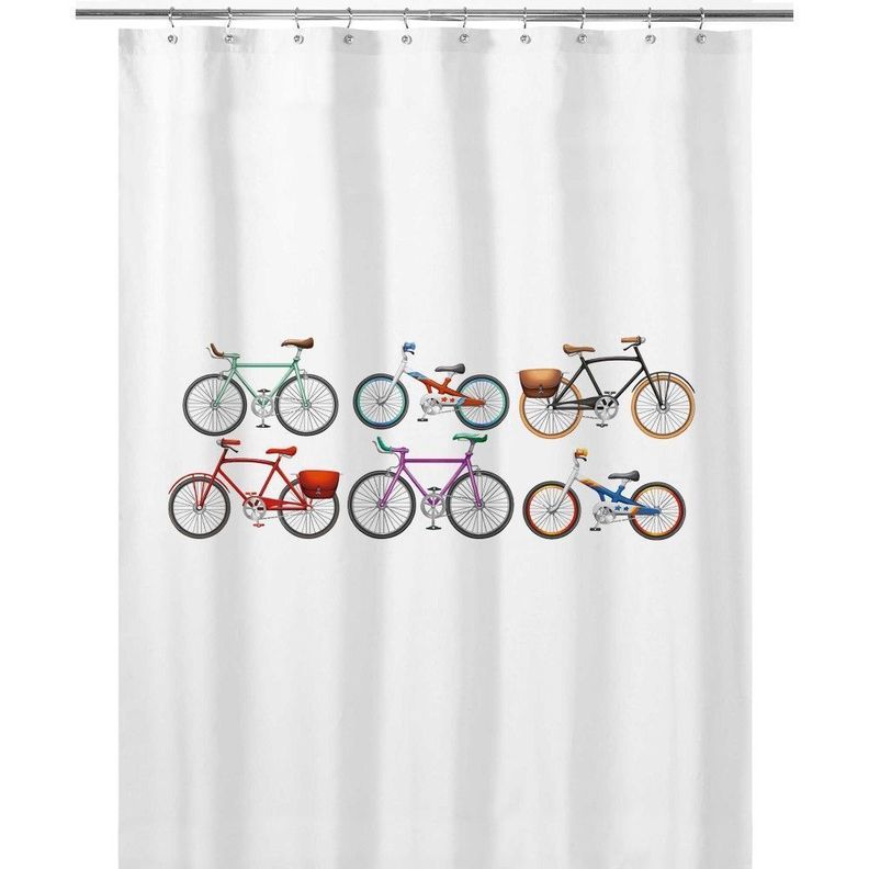 Cortina de Baño Bicicletas-0