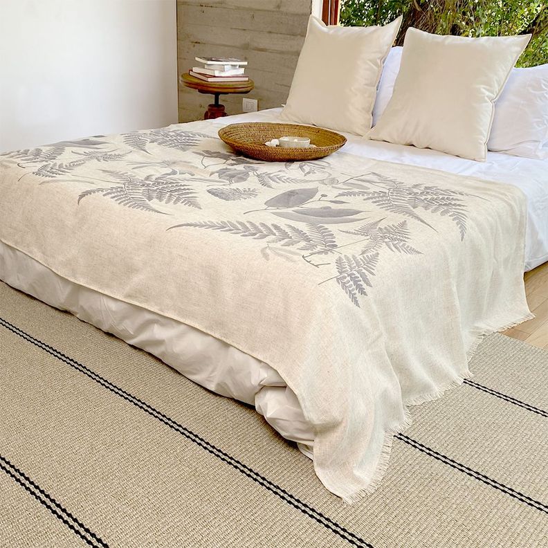 Plaid Bosque - 140x240 - Gasa estampada-0