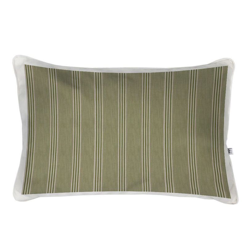 Cojin  Verde Oliva 60x40 Marfil