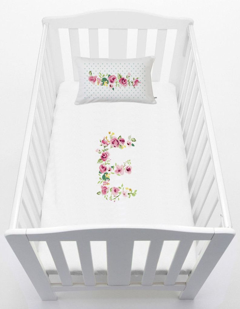 Cubreplumon Pack & Play, Letras Vintage E Blanco