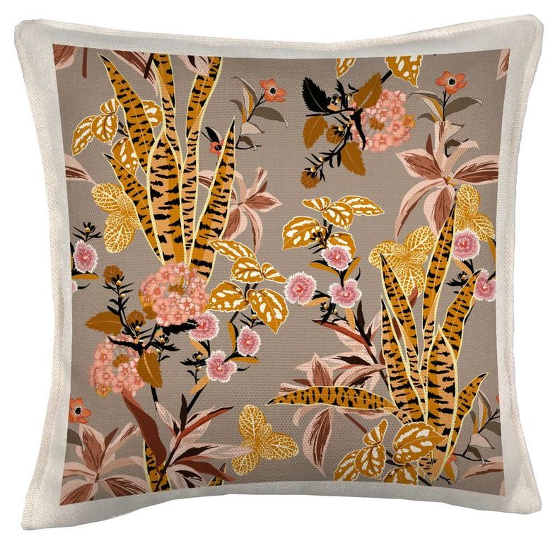 Cojin Terraflower 2, 45x45 Crema