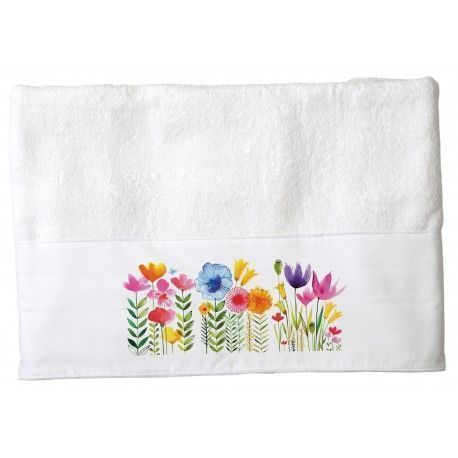 Toalla de Mano Jardin de Flores-0