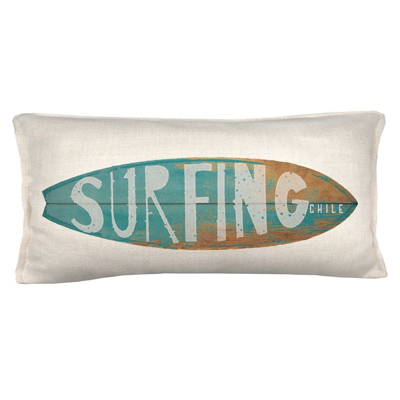 Cojin Surfing Chile 1 - 70x35 Beige