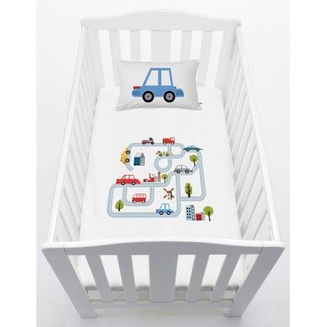 Juego de Sábanas Pack & Play Autopista-0
