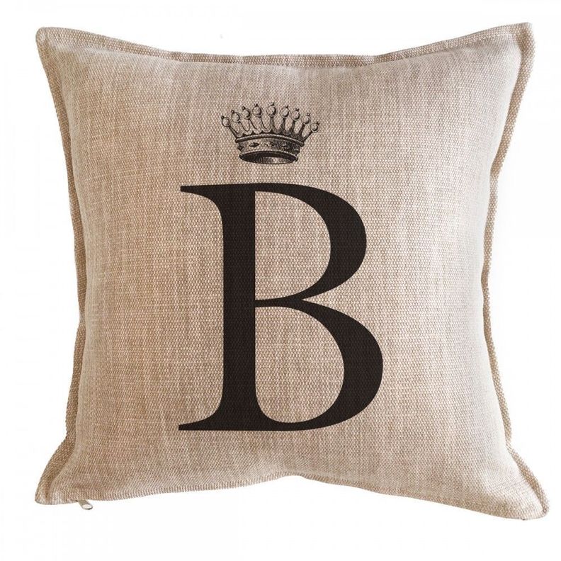 Cojin Corona B, 45x45 Beige