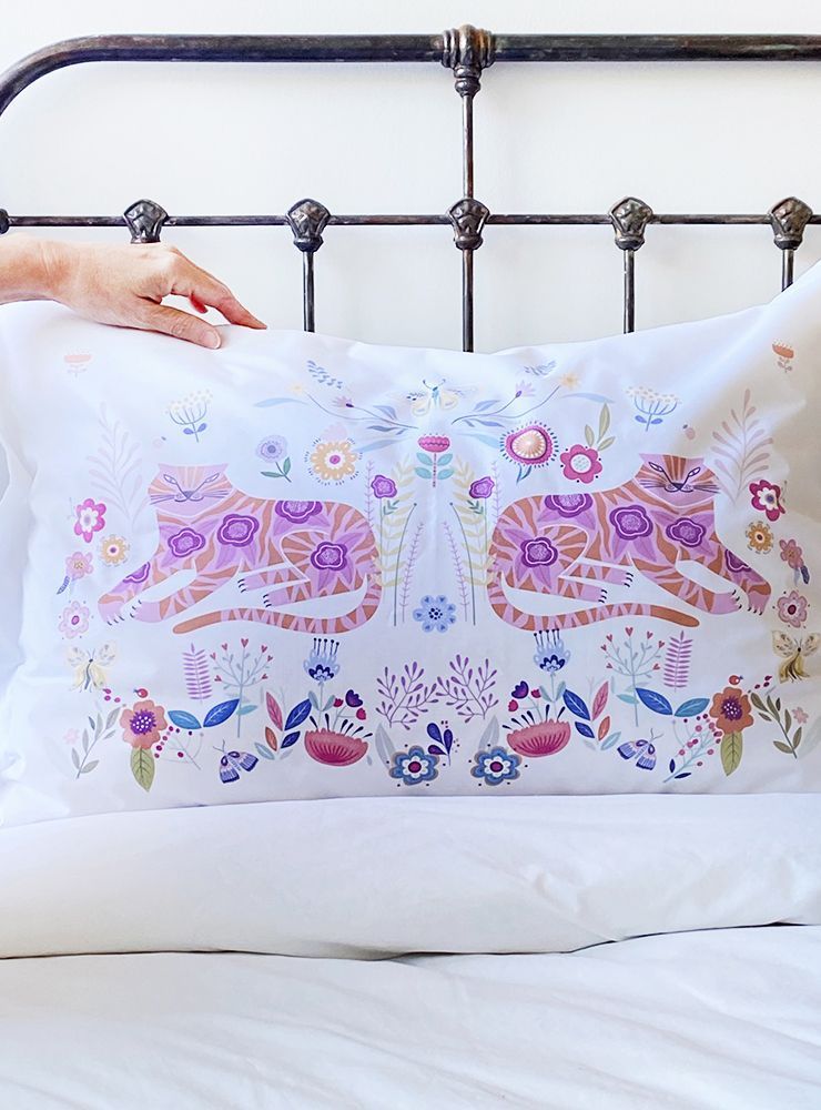 Funda de Almohada  - Wild Cat - 50x70-1