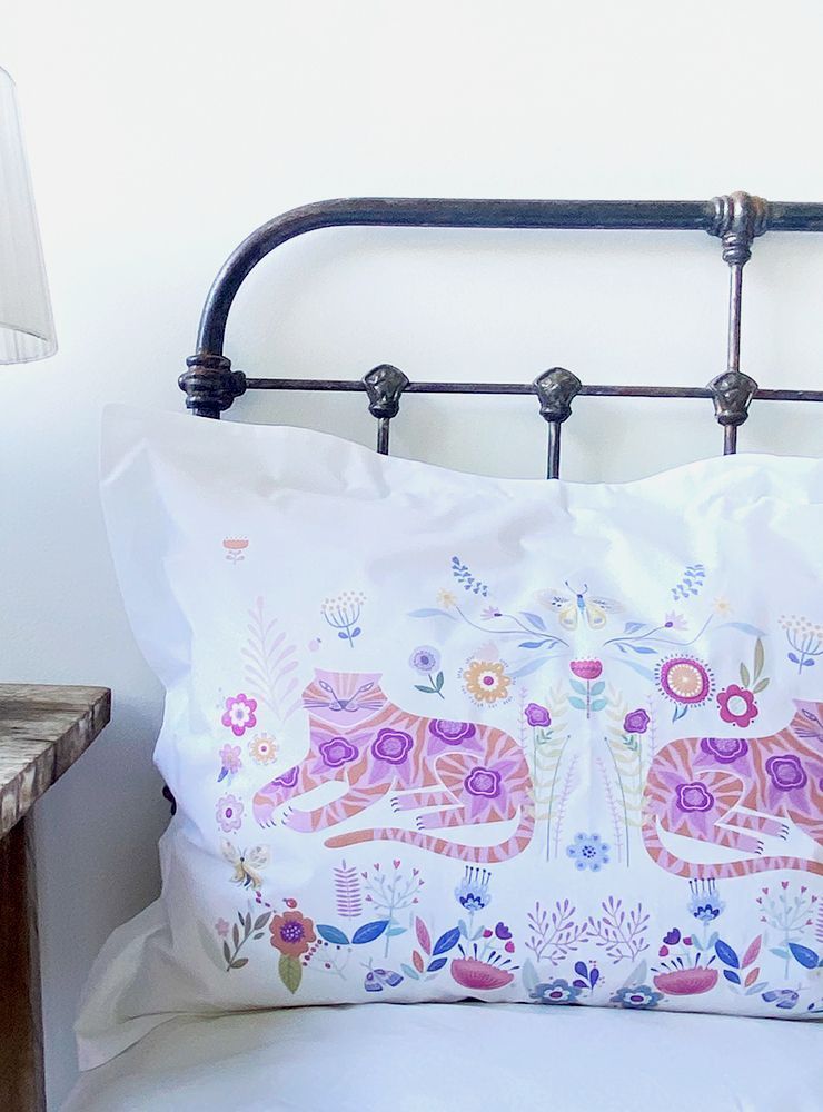 Funda de Almohada  - Wild Cat - 50x70-2