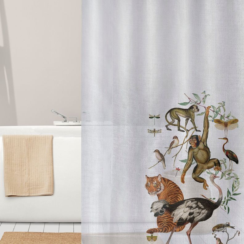 Cortina de Baño Velo Organza Wild-1