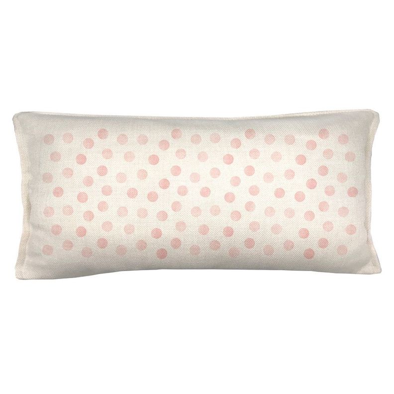 Cojín Puntos Rosa, 70x35-0