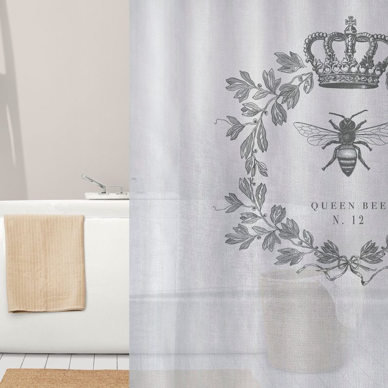 Cortina de Baño Velo Organza Abeja Reina-1