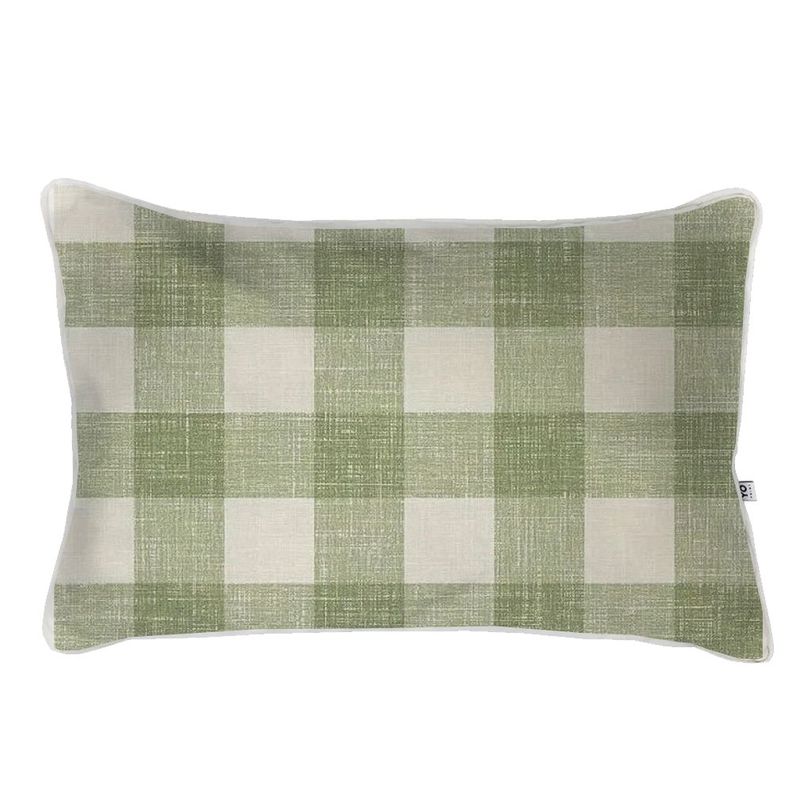 Cojin Escoces Verde - 60 x 40 Beige