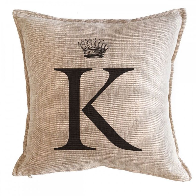 Cojin Corona K, 45x45 Beige