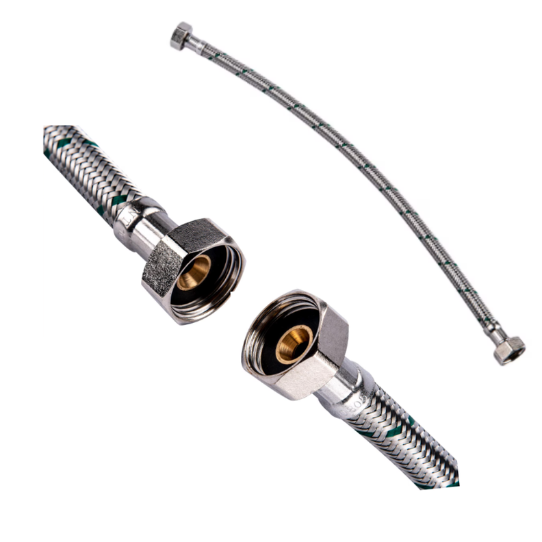 Llave Monomando Lavamanos + Llaves De Paso +Flexibles (Kits para instalación)-2