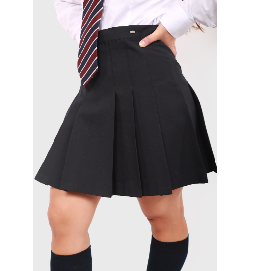 FALDA ESCOLAR AZUL COLEGIO Talla 38 a 48 - Polemic-0