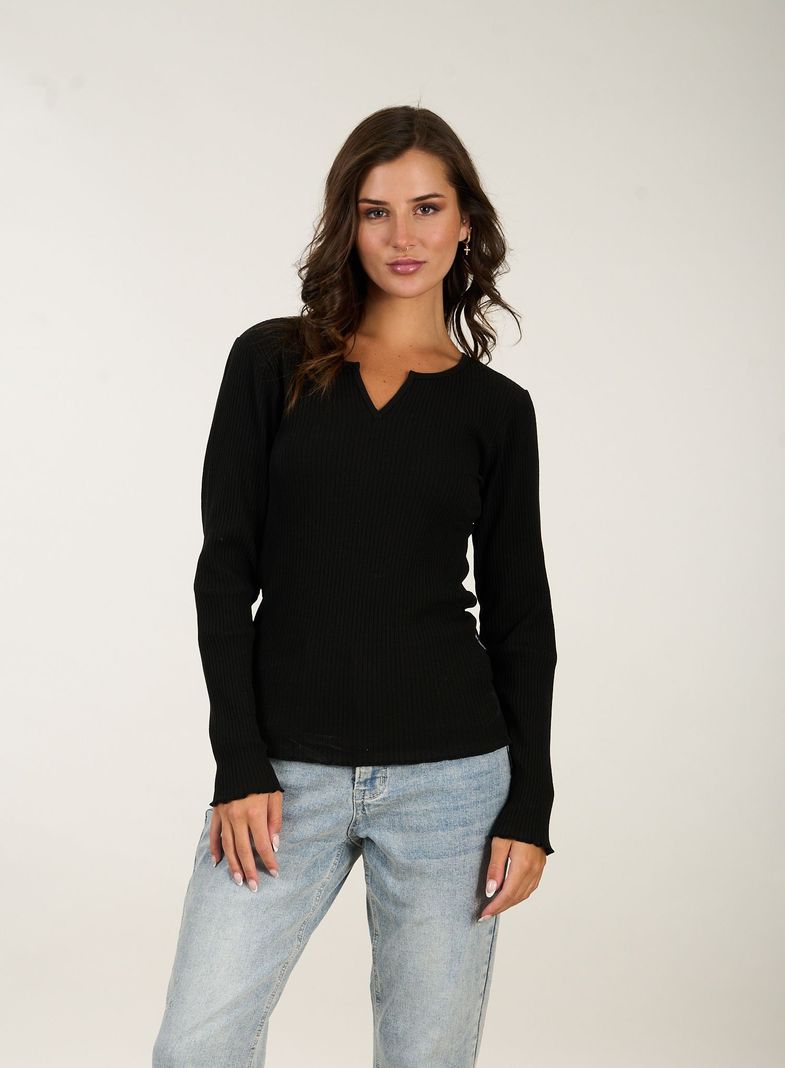 Polera Manga Larga RIB Slim Fit UW1703 Polemic-2