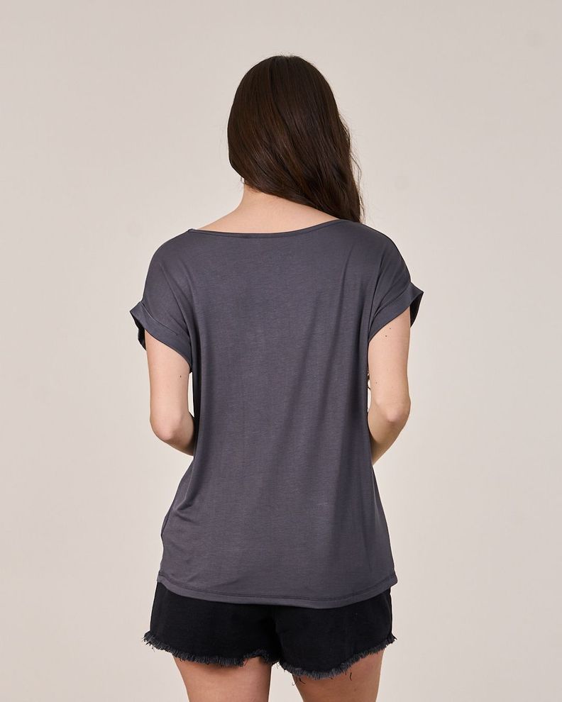 Polera Estampado Folia manga Chic VS1737 - Polemic Girl-2