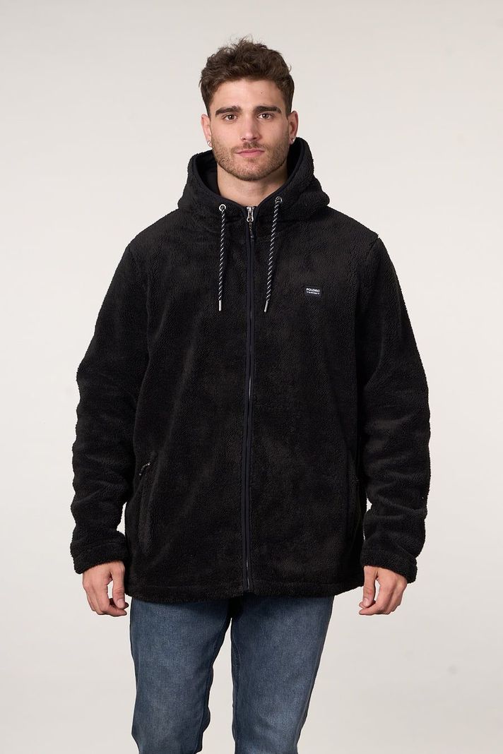 Poleron Bonded Shaggy con gorro 8701 Polemic-3