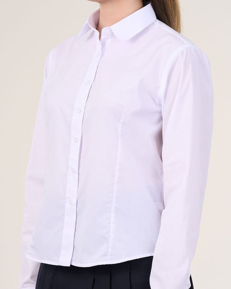 Blusa escolar niña talla S a XL Polemic-1