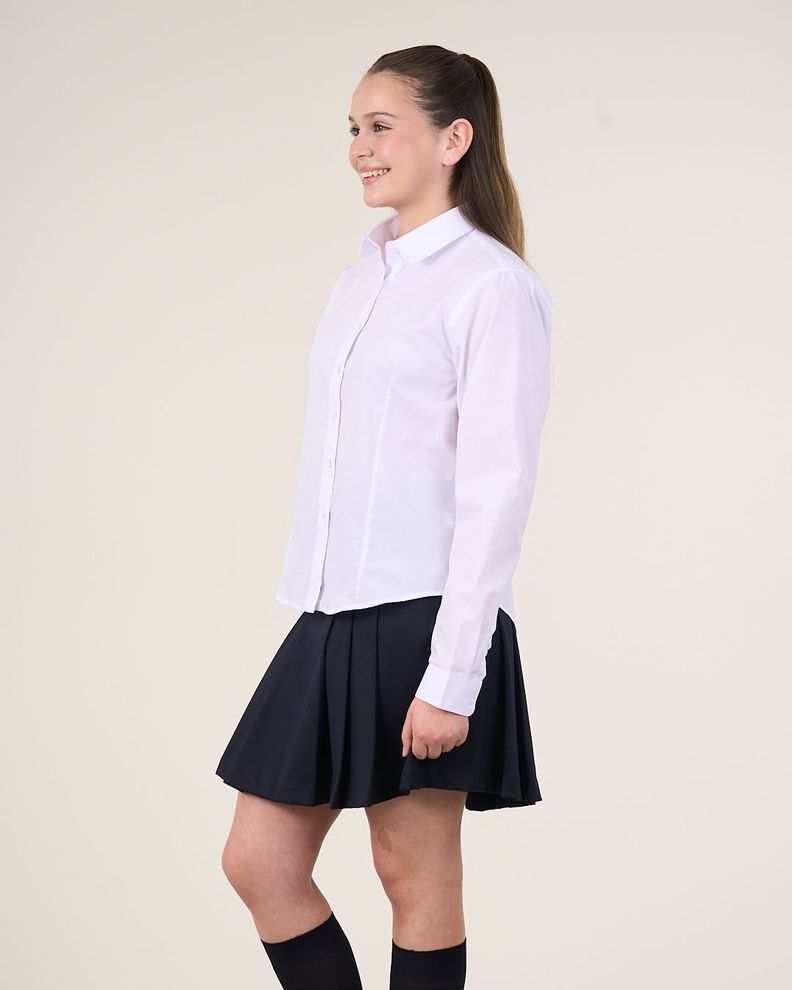 Blusa escolar niña talla S a XL Polemic-3