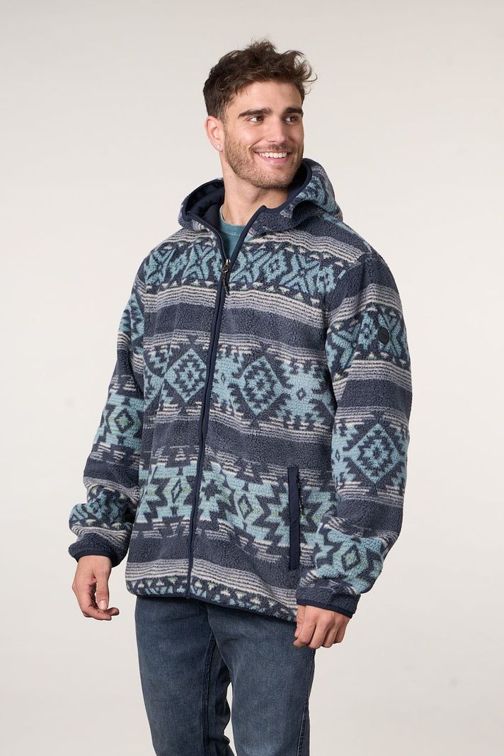 Poleron Mini sherpa full cierre y gorro 8713 Polemic-2