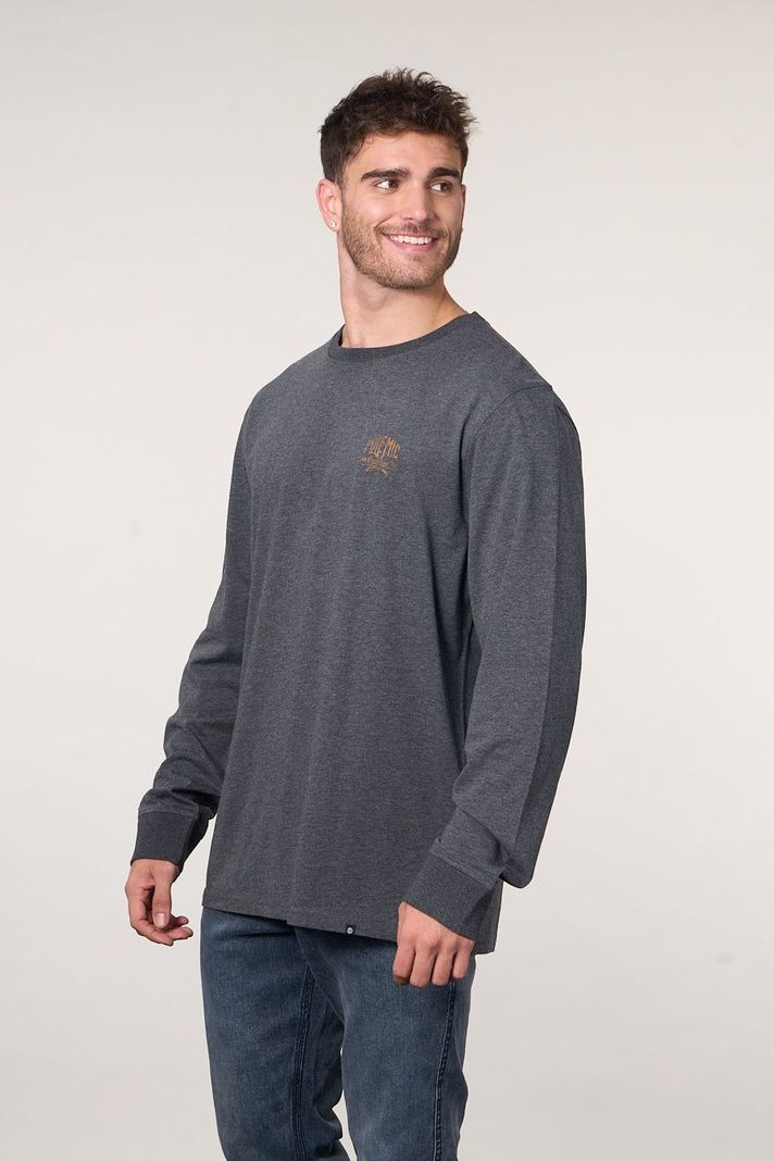 Polera manga larga Melange 6701 Polemic-1