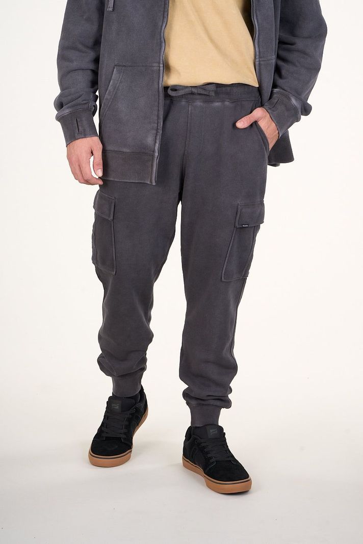 Pantalon Jogger Cargo franela Gris Acero wi4702 Polemic-2