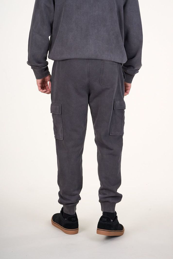 Pantalon Jogger Cargo franela Gris Acero wi4702 Polemic-4