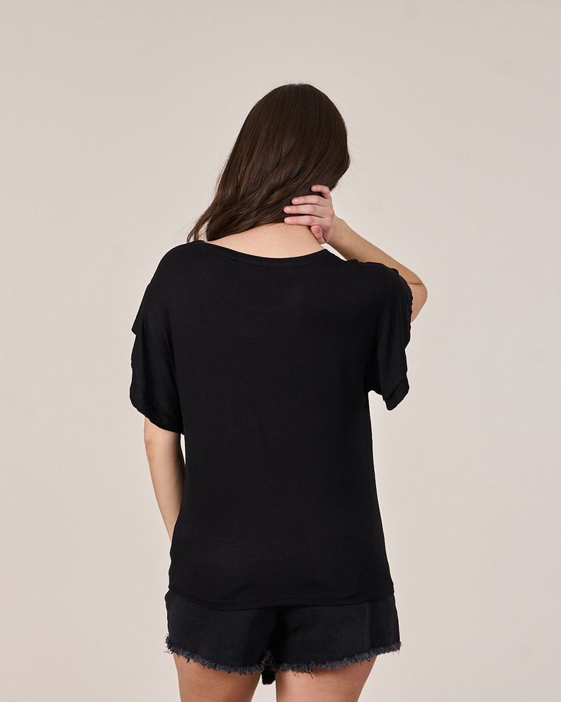 Polera manga caida Vuelos Chic VS1741 - Polemic Girl-3