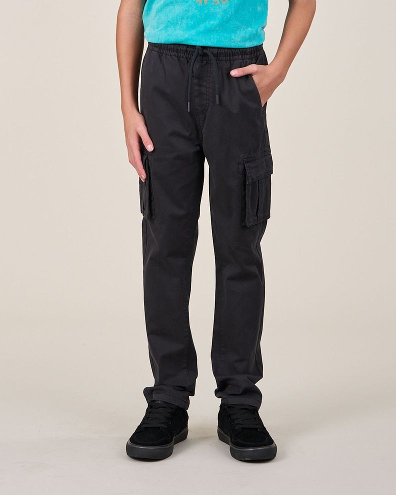 Pantalon Twill Cargo Straight 4154 niño Polemic-0