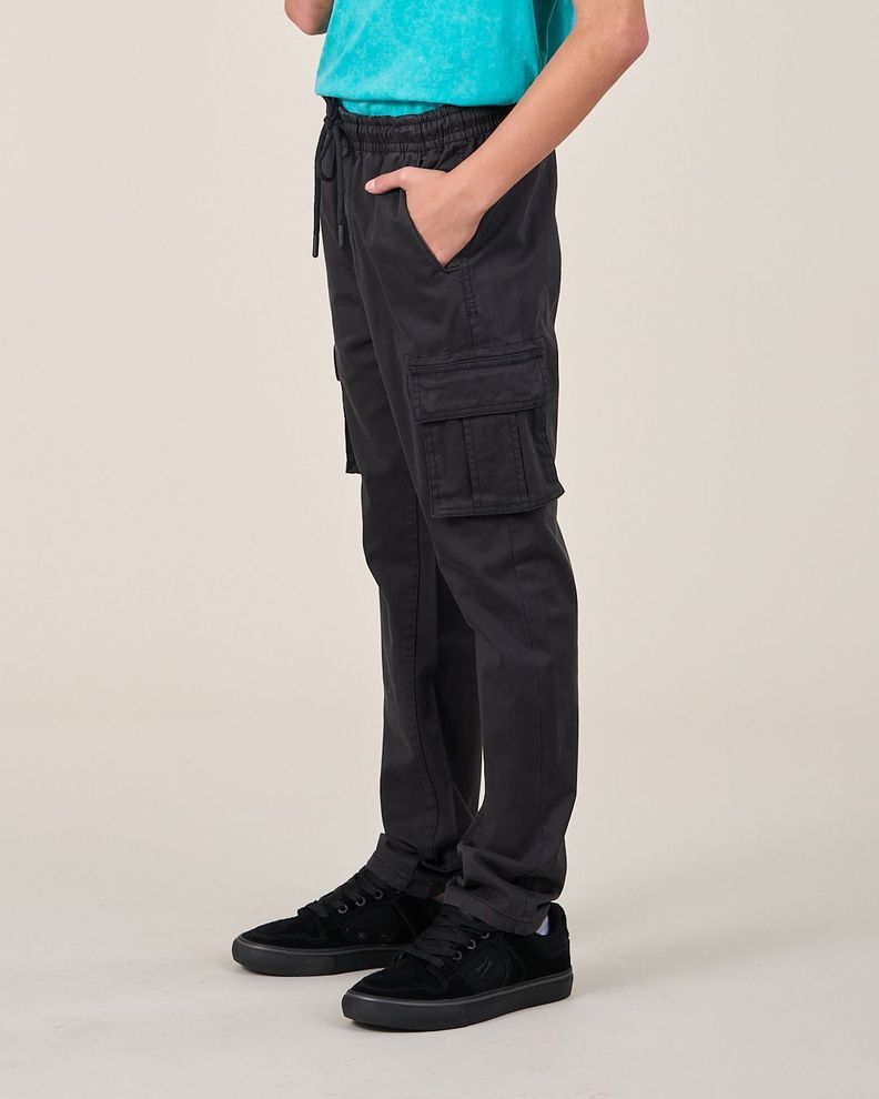 Pantalon Twill Cargo Straight 4154 niño Polemic-2