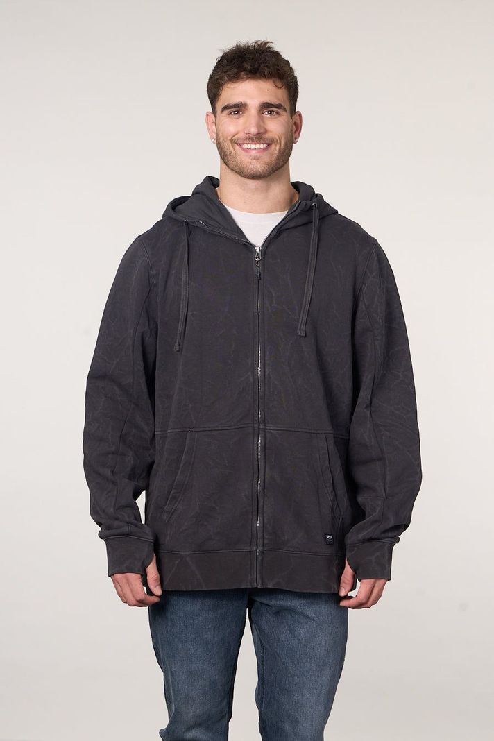 Poleron Franela procesado Full Zipper wi7700 Polemic-1