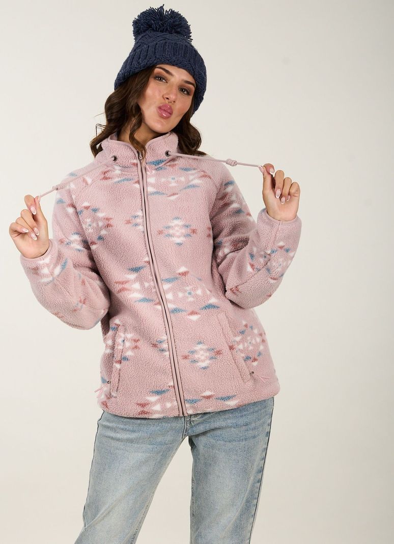 Poleron Polar Mujer Sherpa Mini Etnic Polemic-1