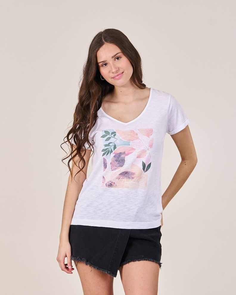 Polera Escote V Classic VS1738 - Polemic Girl-1