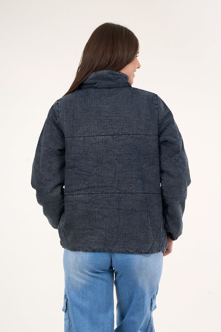Chaqueta Denim con sherpa interior Azul Mujer Polemic-2