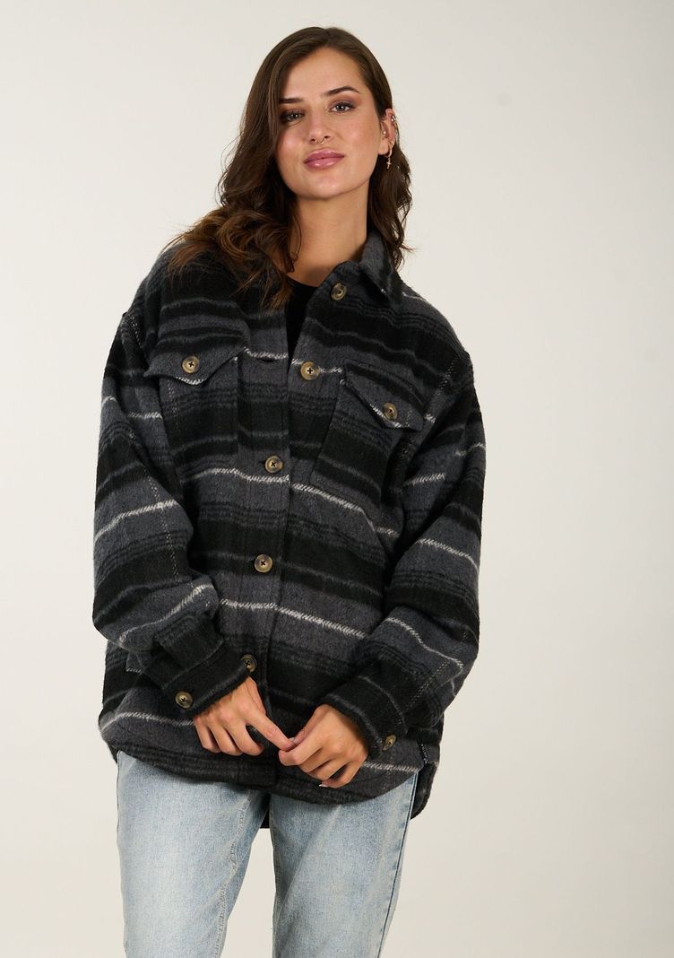 Chaqueta Abrigo sobrecamisa Shaggy UW9729 Polemic-2