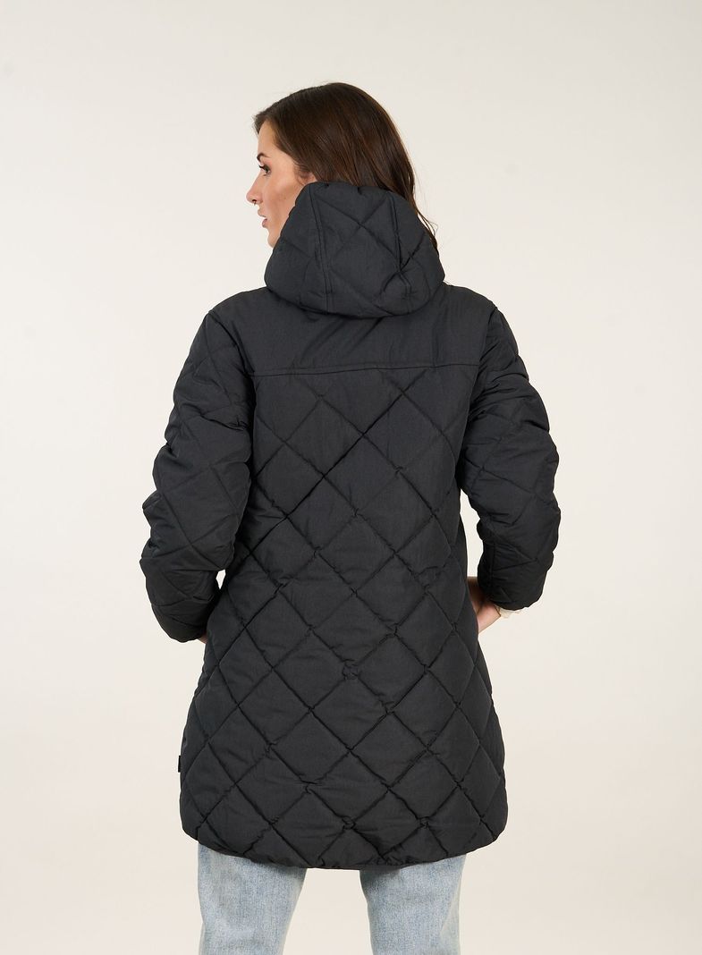 Parka Larga Acolchada Con Capucha Polemic-2