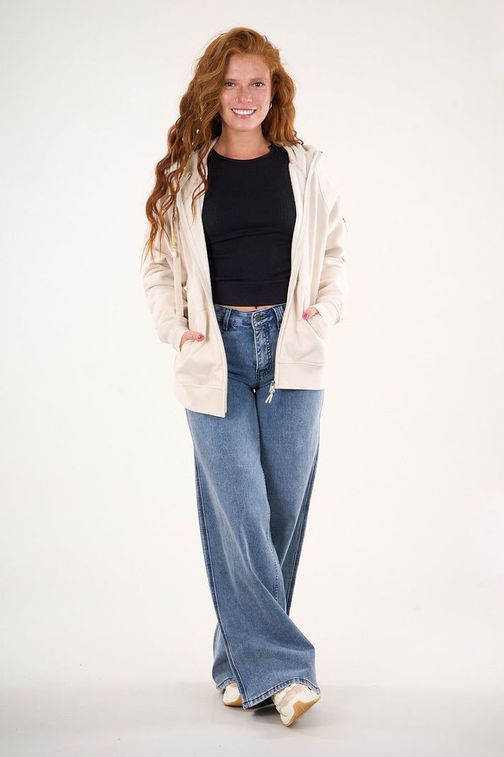 Pantalon Denim Wide Leg Azul VW4724 Mujer Polemic-0