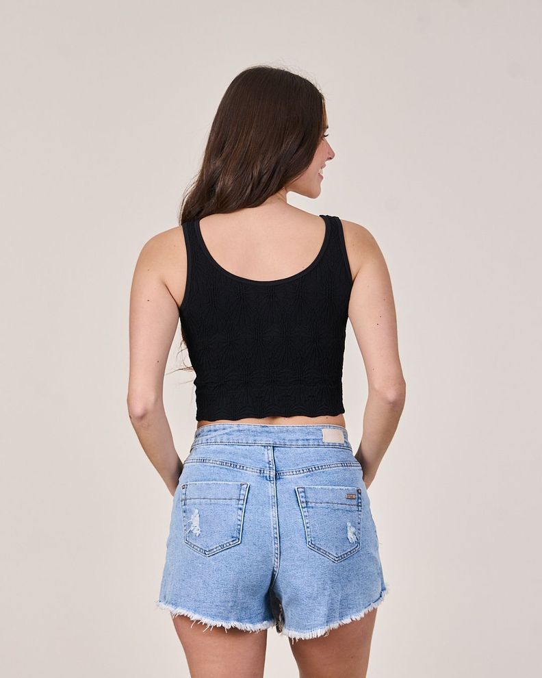 Crop Top Tejido fantasia VS1712 - Polemic Girl-2