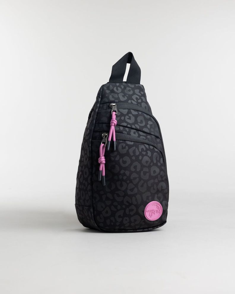 Bolso Cruzado mujer Crossbody Full Print 6L  Polemic Negro