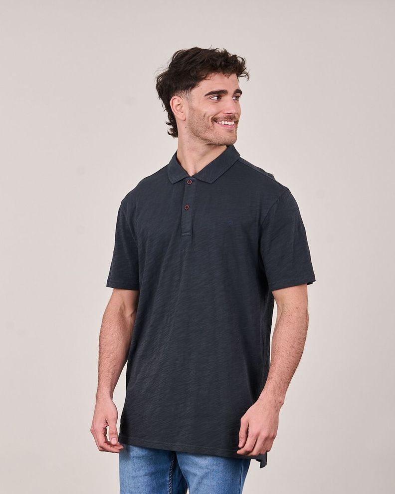 Polera polo procesada tipo Bambu  - Polemic -2