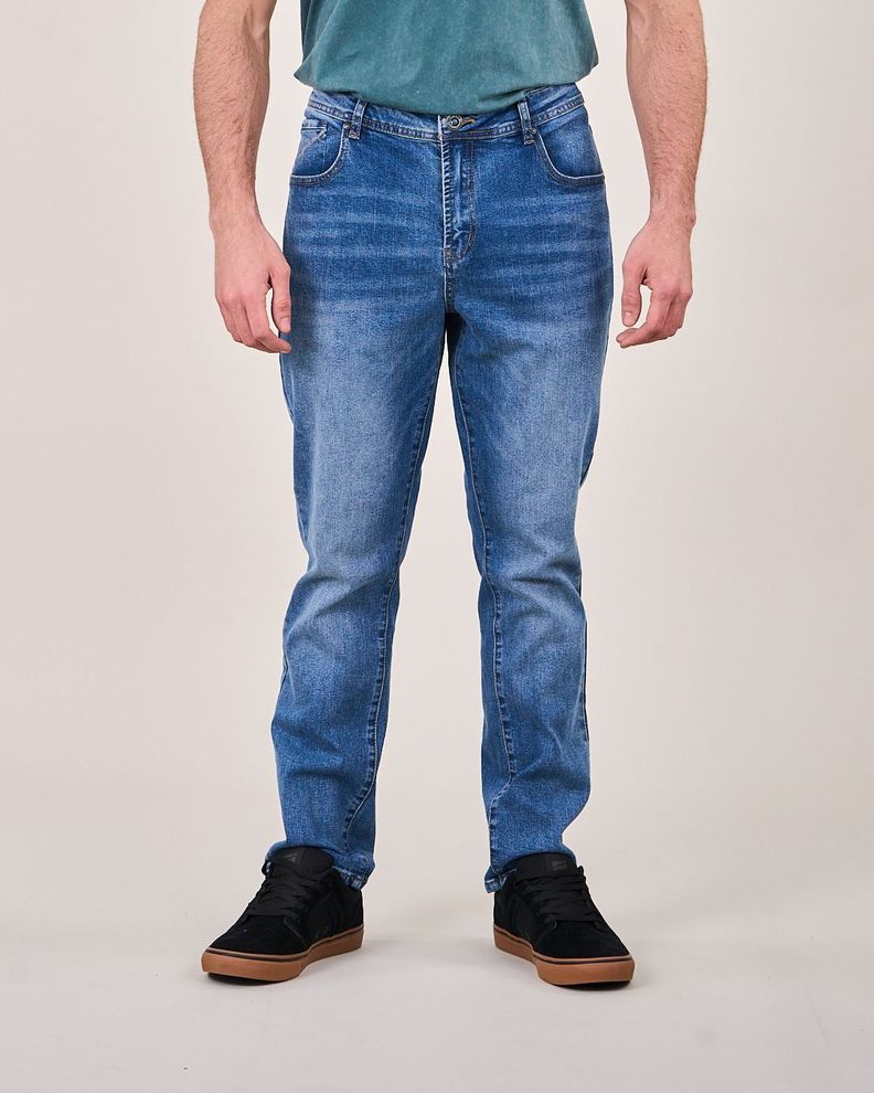 Jeans Azul procesado Slim Fit 4747 Polemic-1