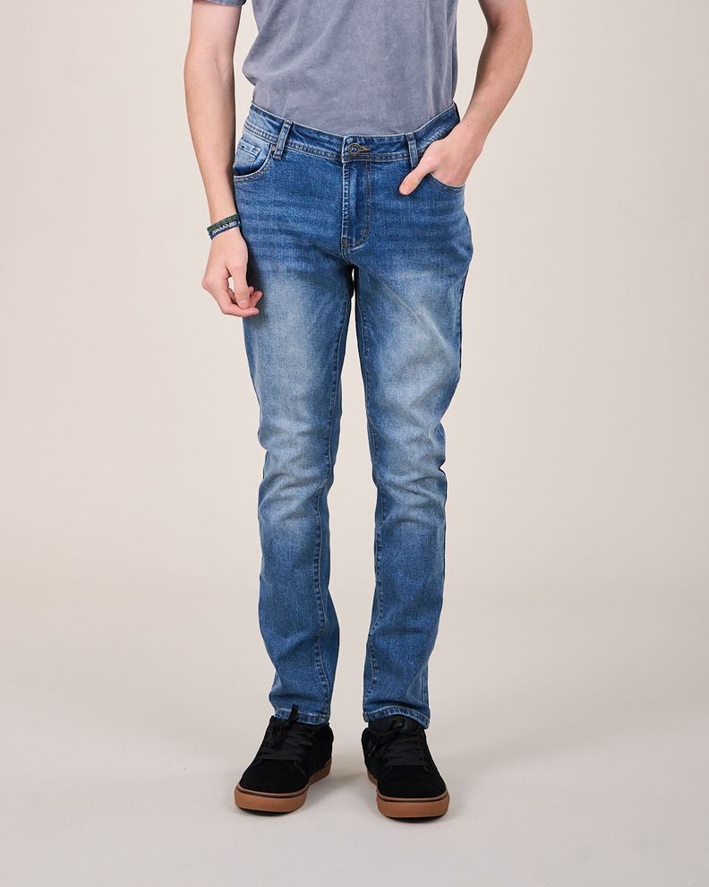 Jeans Azul Slim Fit 4347 niño Polemic-0