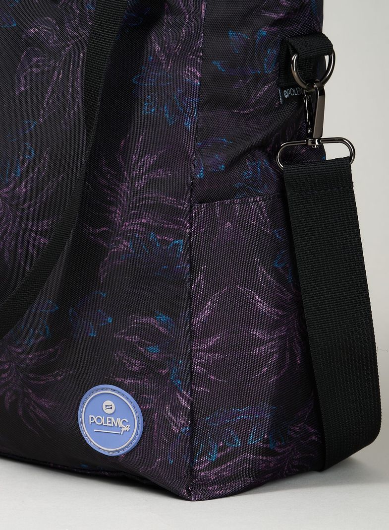 Lonchera termica full print Negro Morado Polemic-3