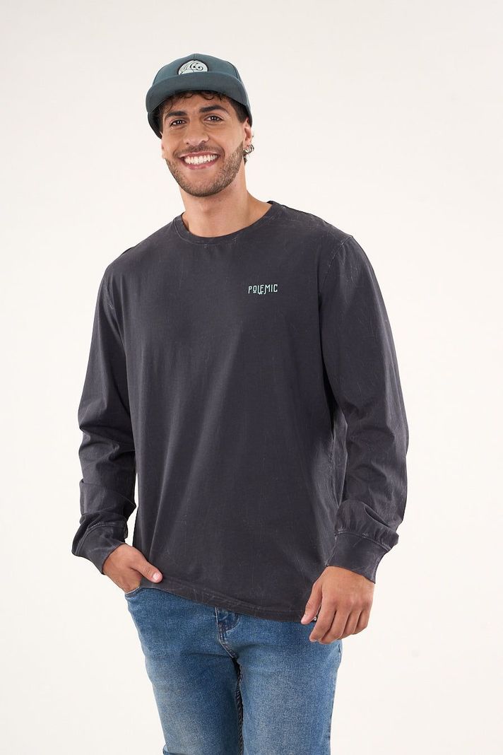 Polera manga larga Procesada 6702 Polemic-1
