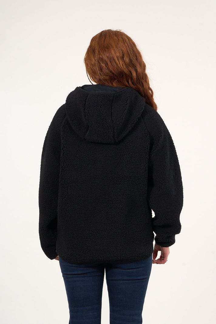 Poleron Sherpa mujer Full zipper y capucha  VW8765 Polemic-2