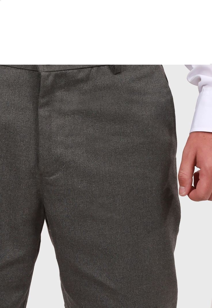 PANTALON COLEGIO SLIM FIT ESCOLAR PRETINA ELASTICADA POLEMIC-2