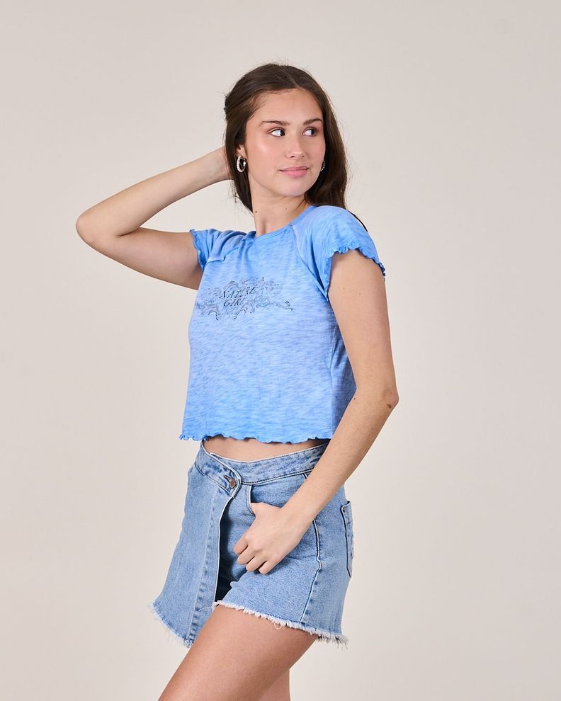 Polera Procesada Manga Raglan VS1722 - Polemic Girl-3